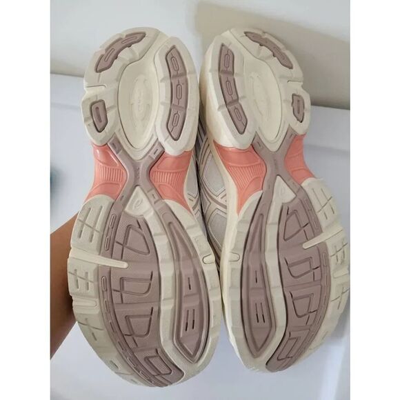 ASICS Gel-1130 RE "White/Oatmeal" sneakers Sz 10 NWOB - Picture 10 of 12